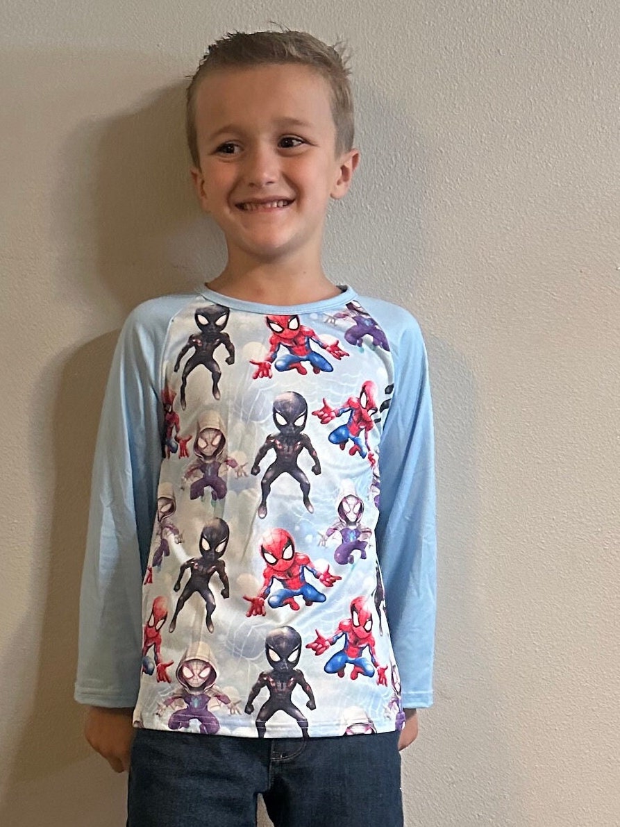 Spider Dude Long Sleeve Raglan