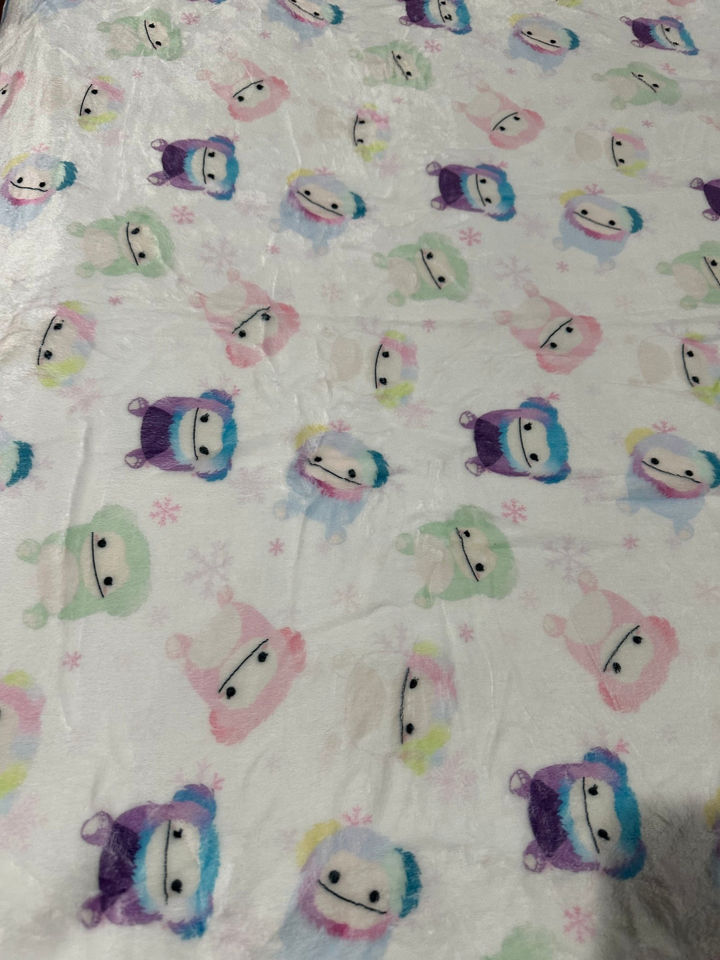 Yeti squishmallow blanket