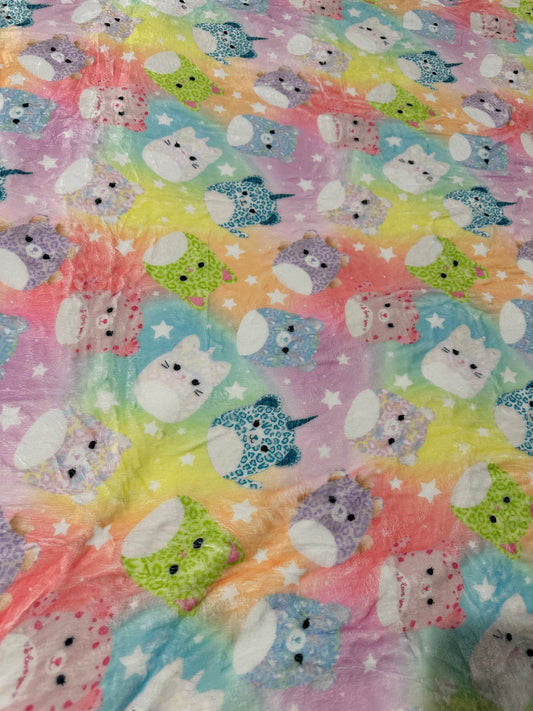 Big cat squishmallow blanket
