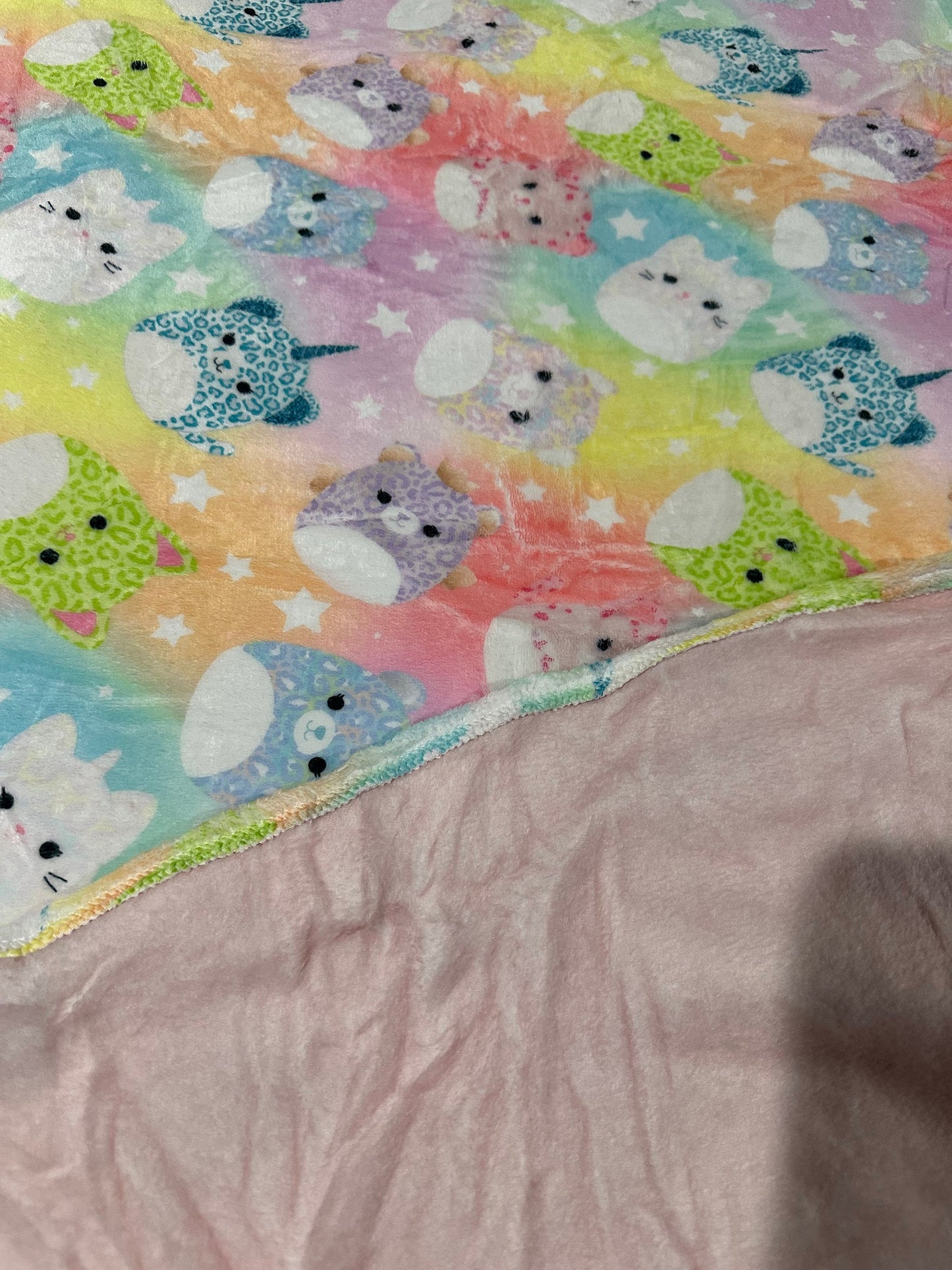 Big cat squishmallow blanket