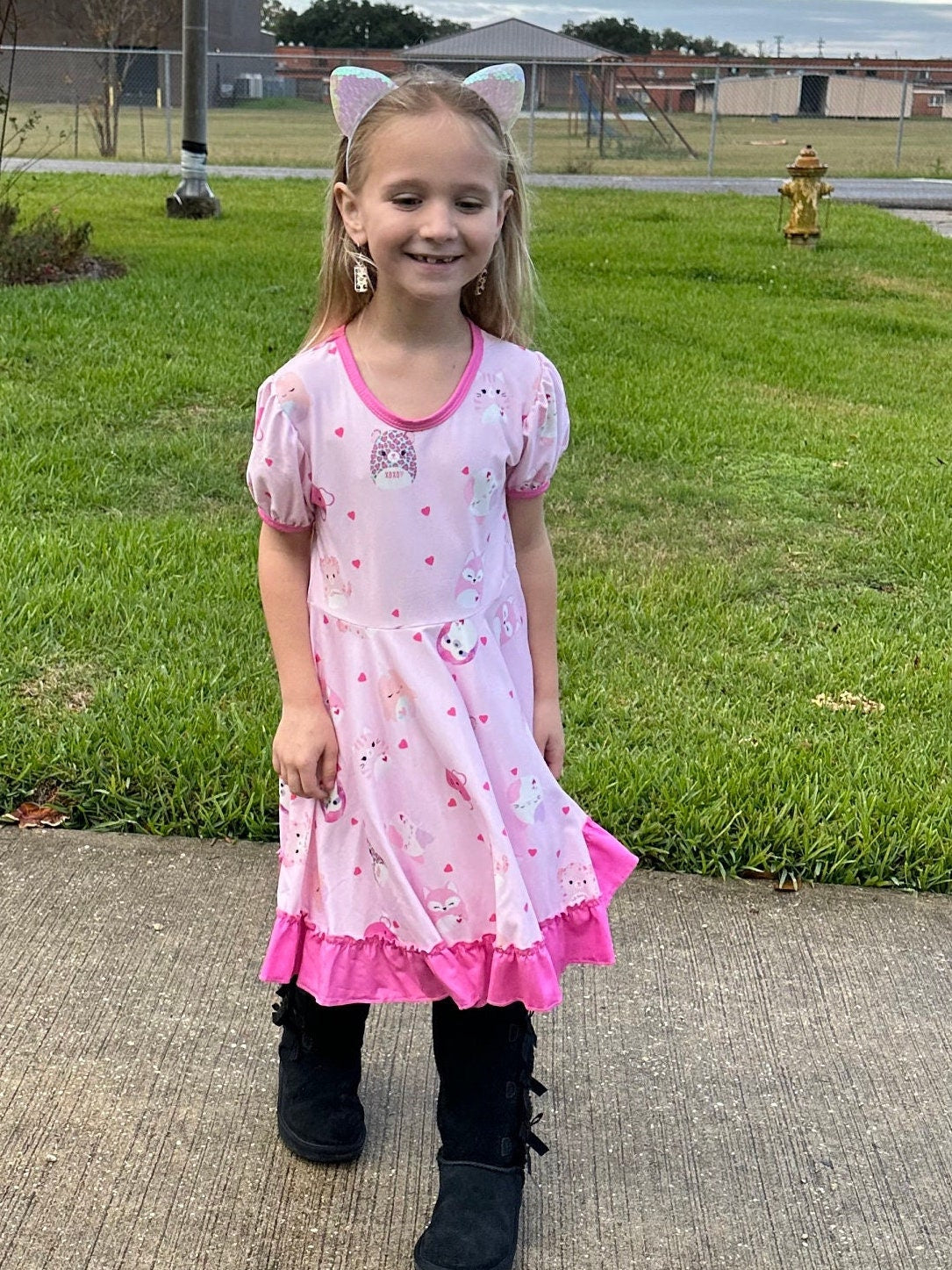Squishmallow Love Twirl Dress