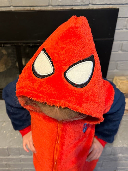 Spider Guy Zip Up Fleece Hoodie