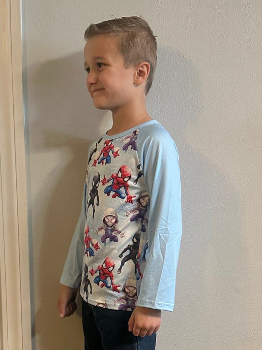 Spider Dude Long Sleeve Raglan