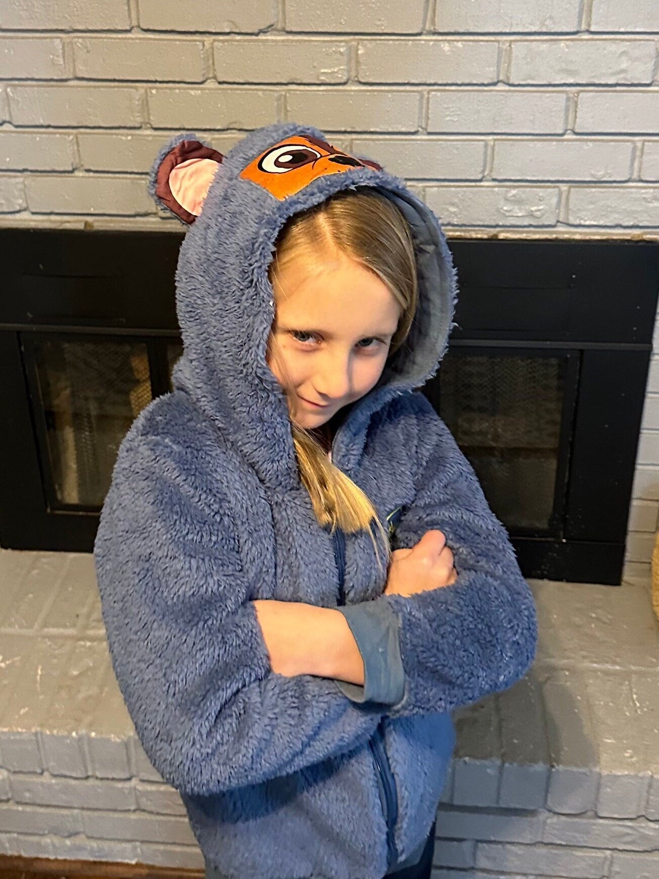 Blue Pup Zip Up Fleece