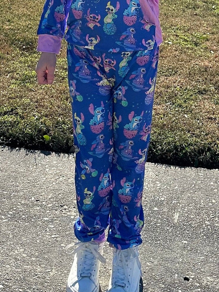 Blue Alien Outer Space Jogger Set