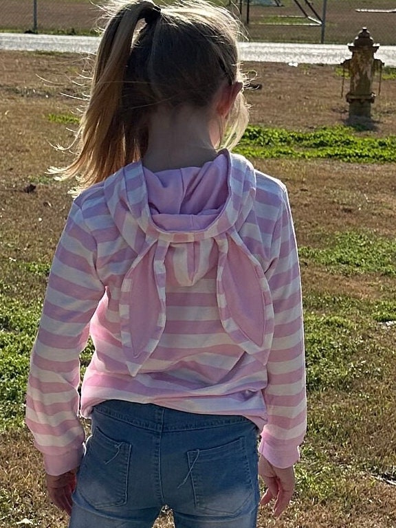 Pink Bunny Eared Hoodie