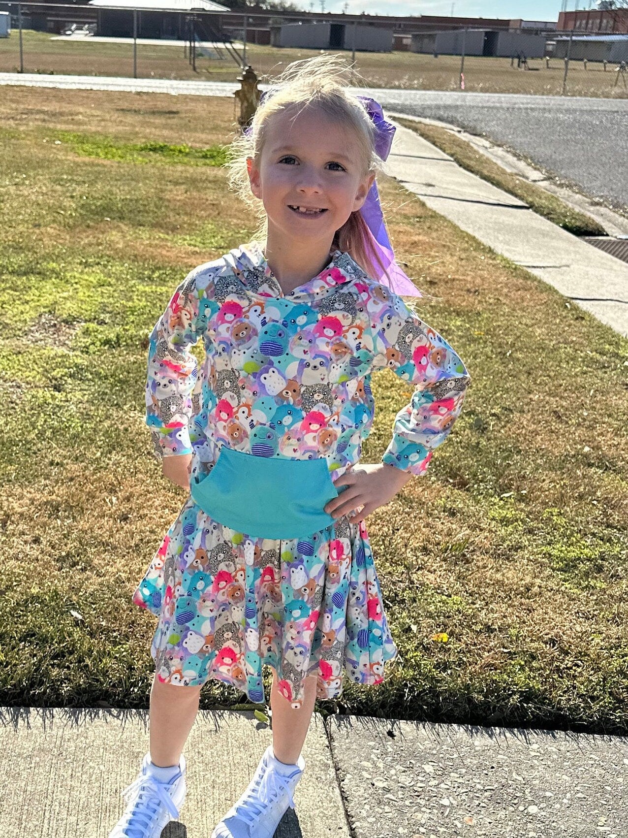 Squishmallow Hooded Twirl Skirt Set