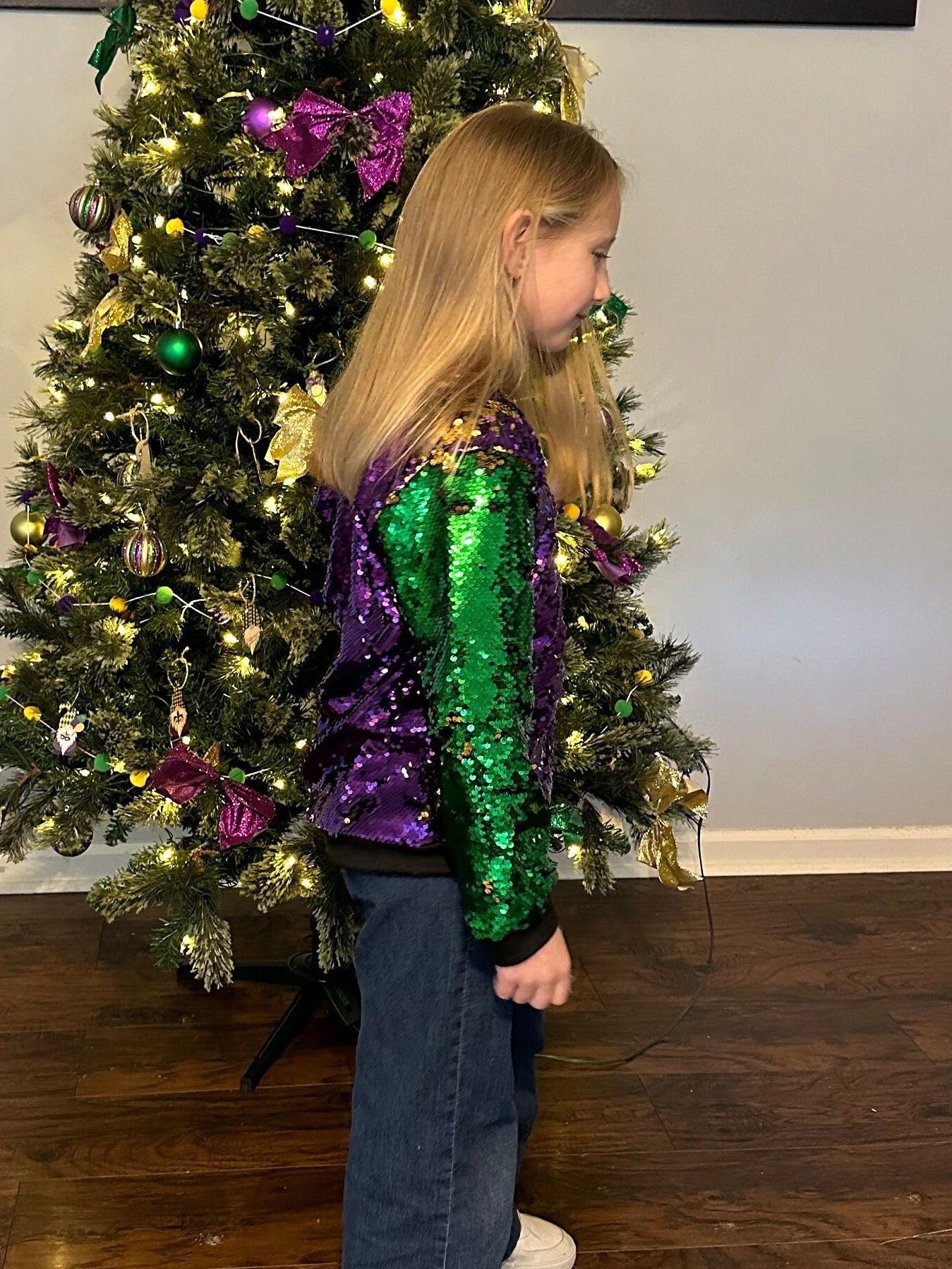Mardi Gras Sequin Jacket