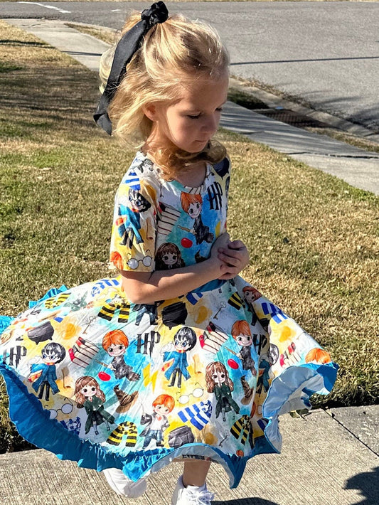 Wizard friends Twirl Dress