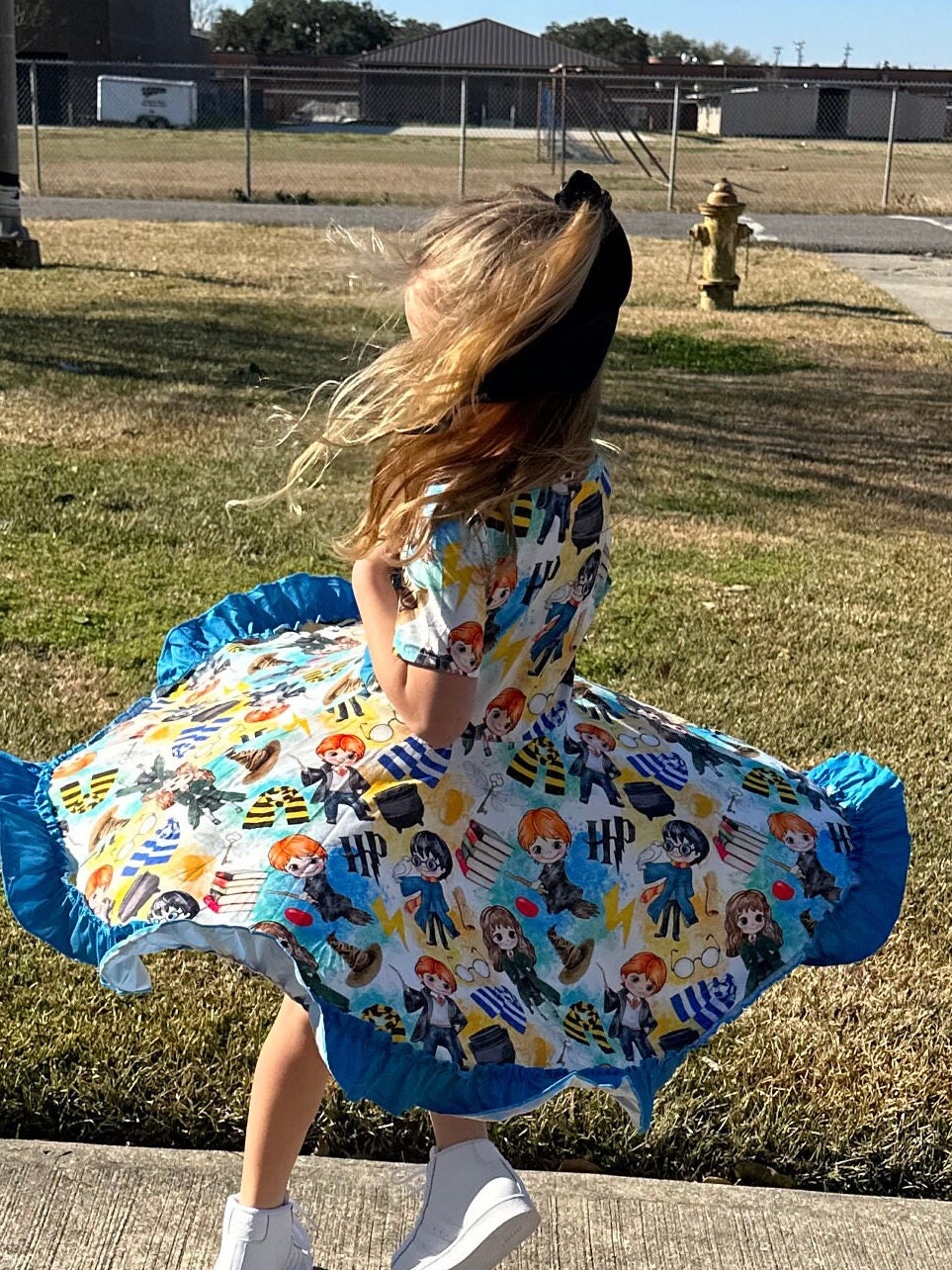 Wizard friends Twirl Dress