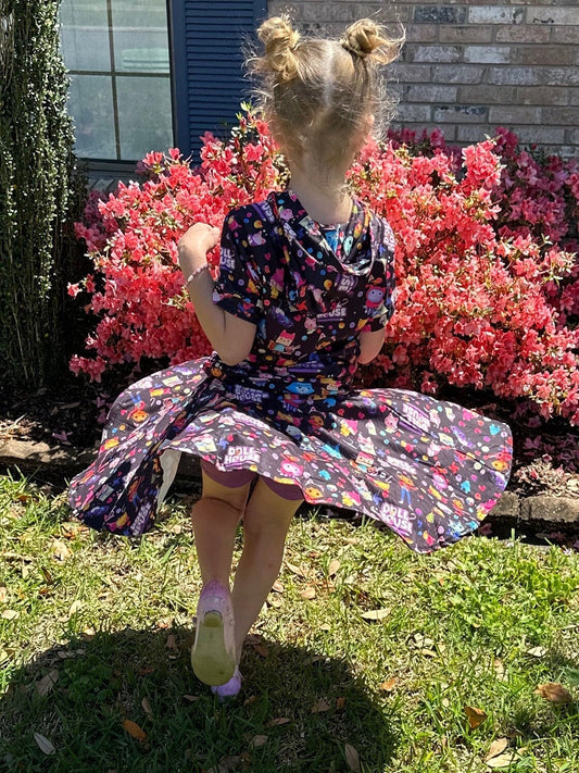 Dollhouse twirl skort set