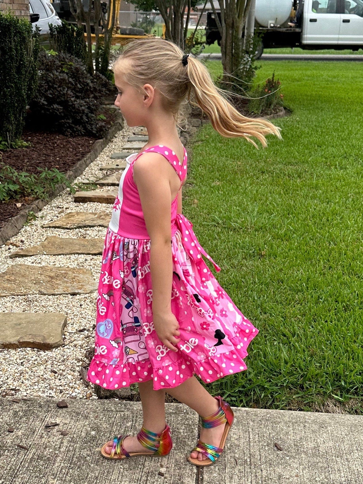 Pink Doll Tie Back Tank