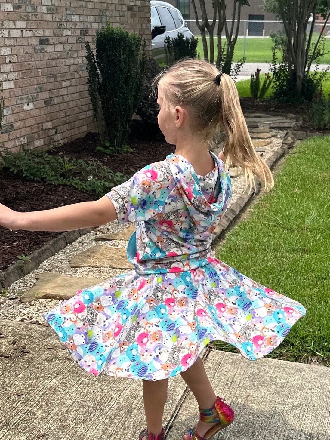 Squishy Short Sleeve Twirl Skort Set