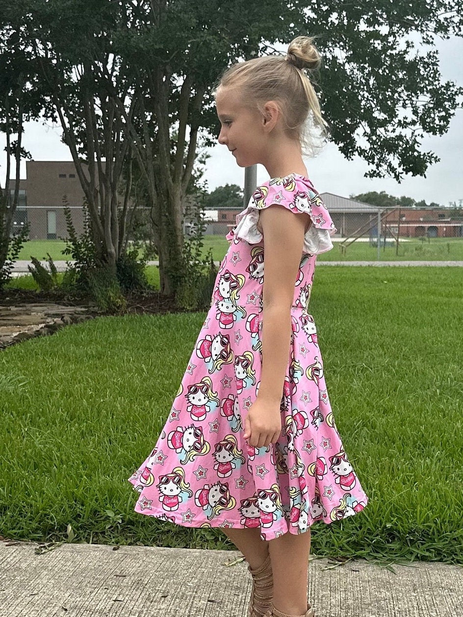 Pink Doll Kawaii Twirl Dress