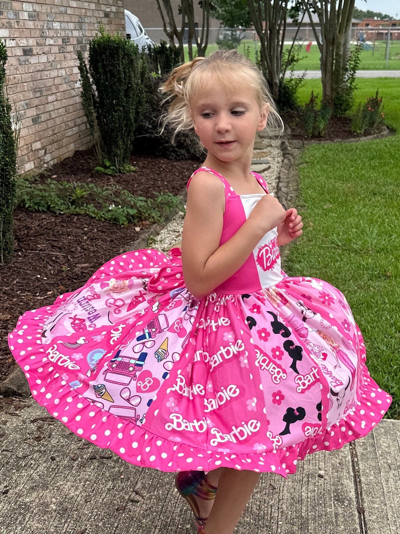 Pink Doll Tie Back Tank