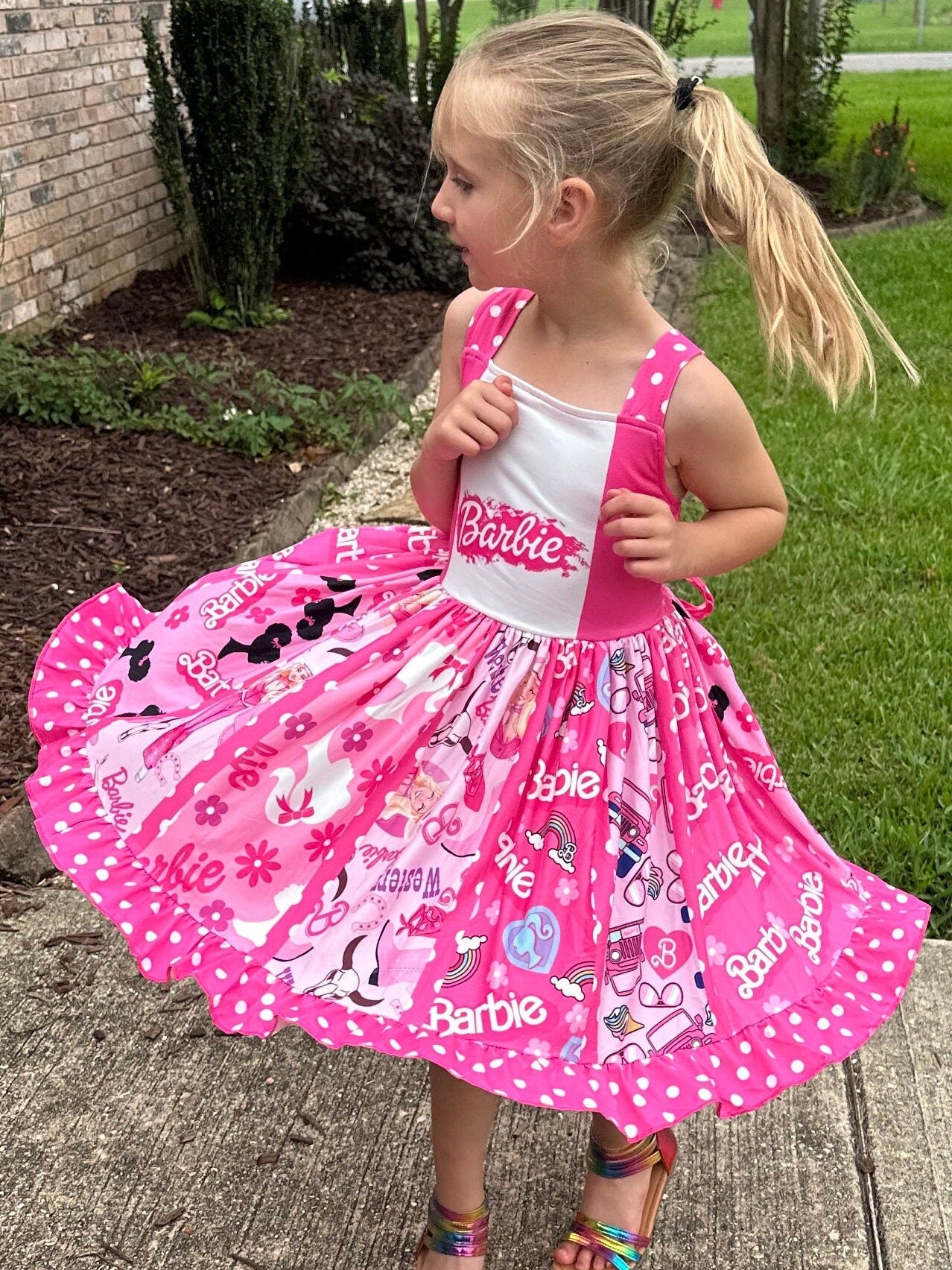 Pink Doll Tie Back Tank