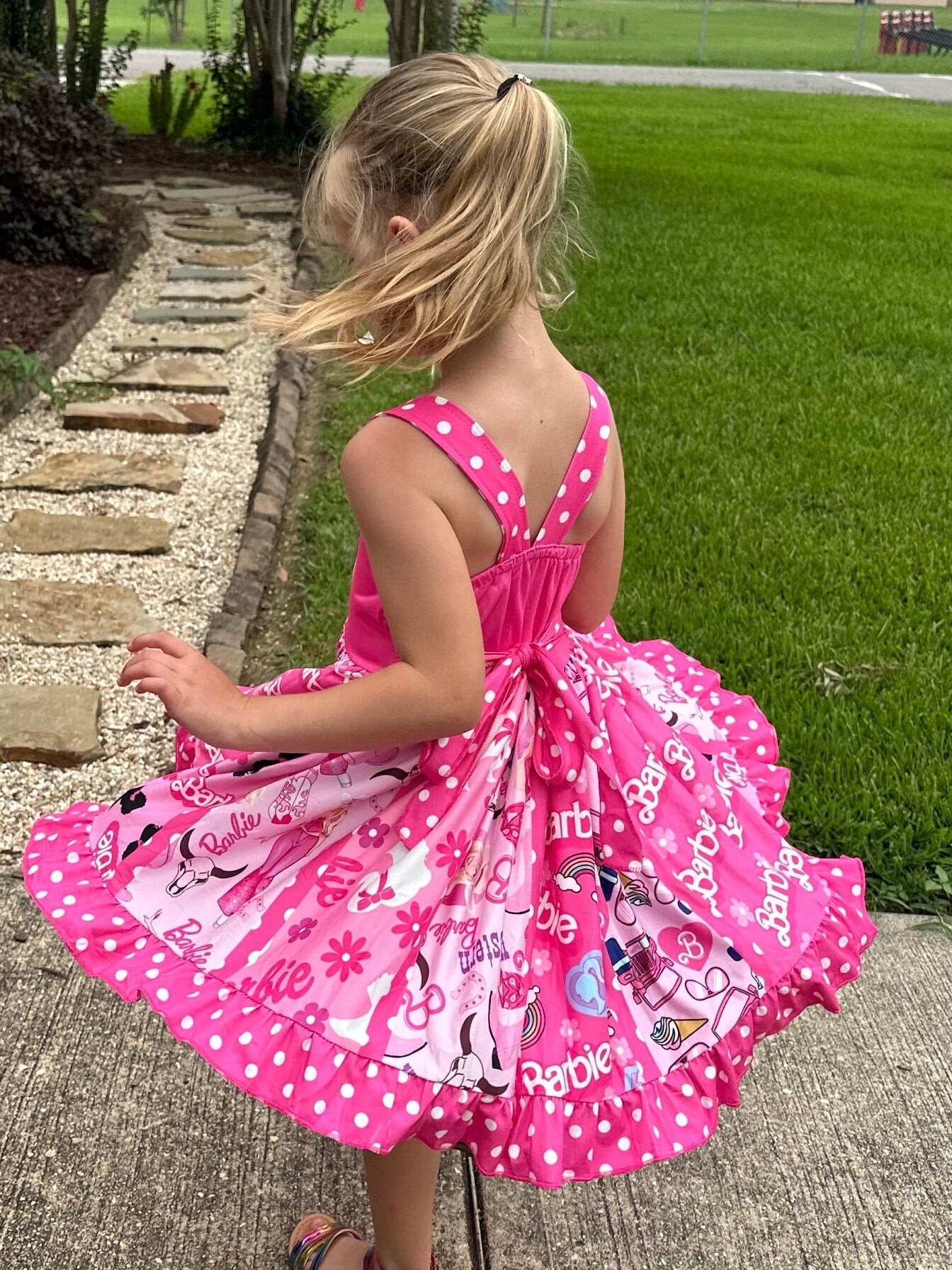 Pink Doll Tie Back Tank