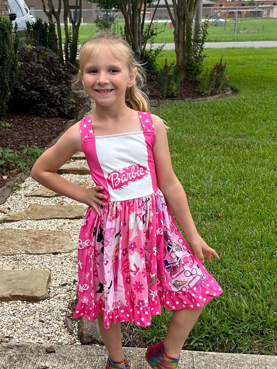 Pink Doll Tie Back Tank