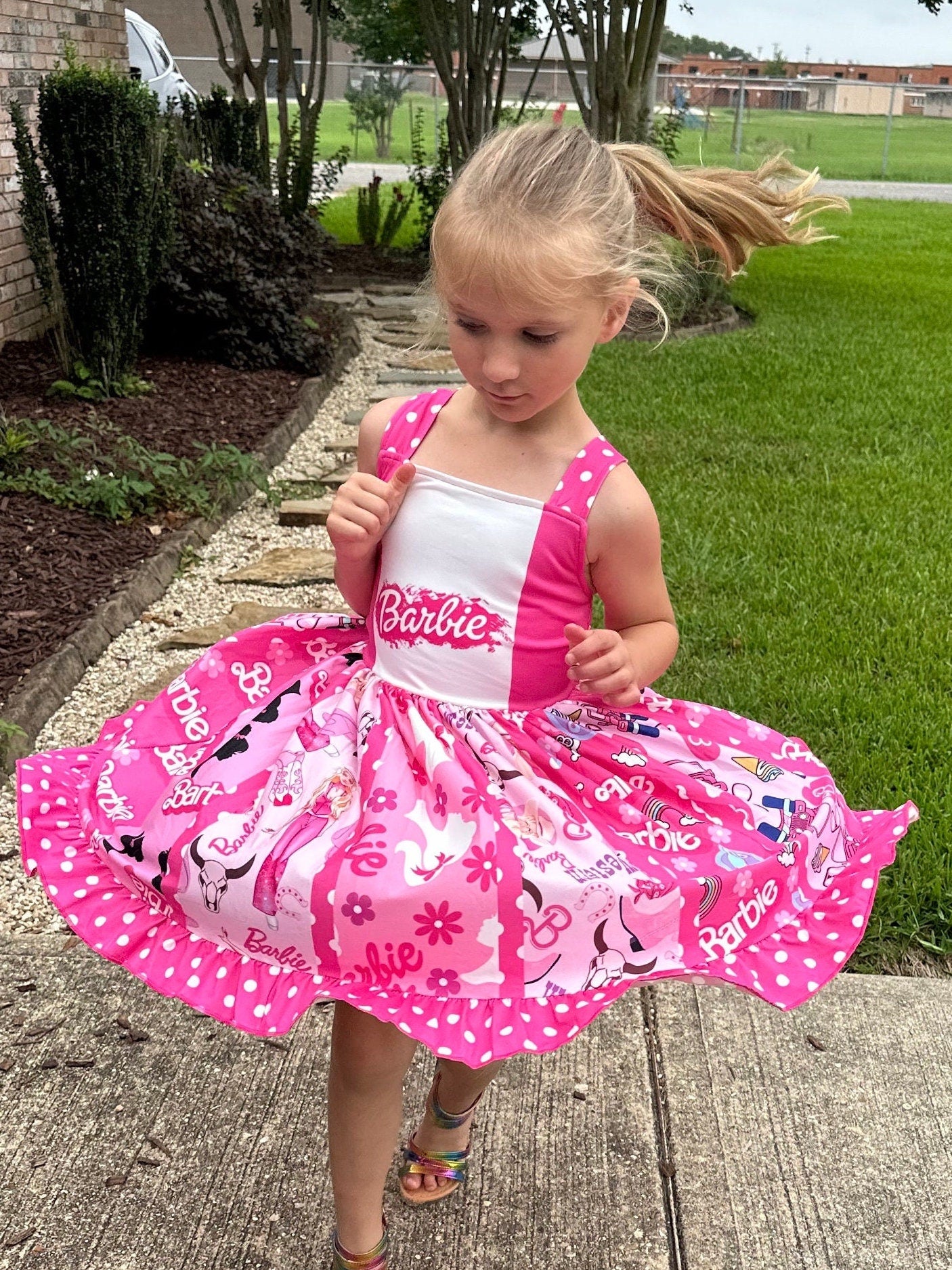 Pink Doll Tie Back Tank