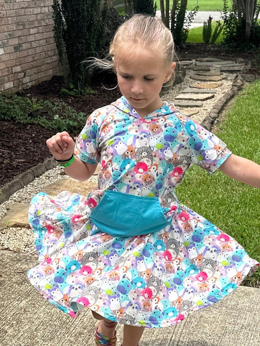 Squishy Short Sleeve Twirl Skort Set