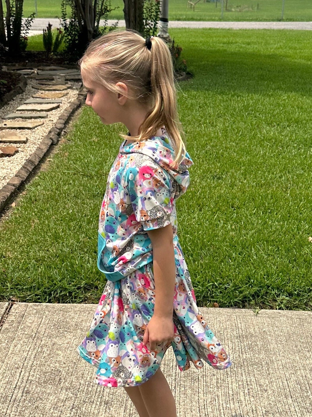 Squishy Short Sleeve Twirl Skort Set