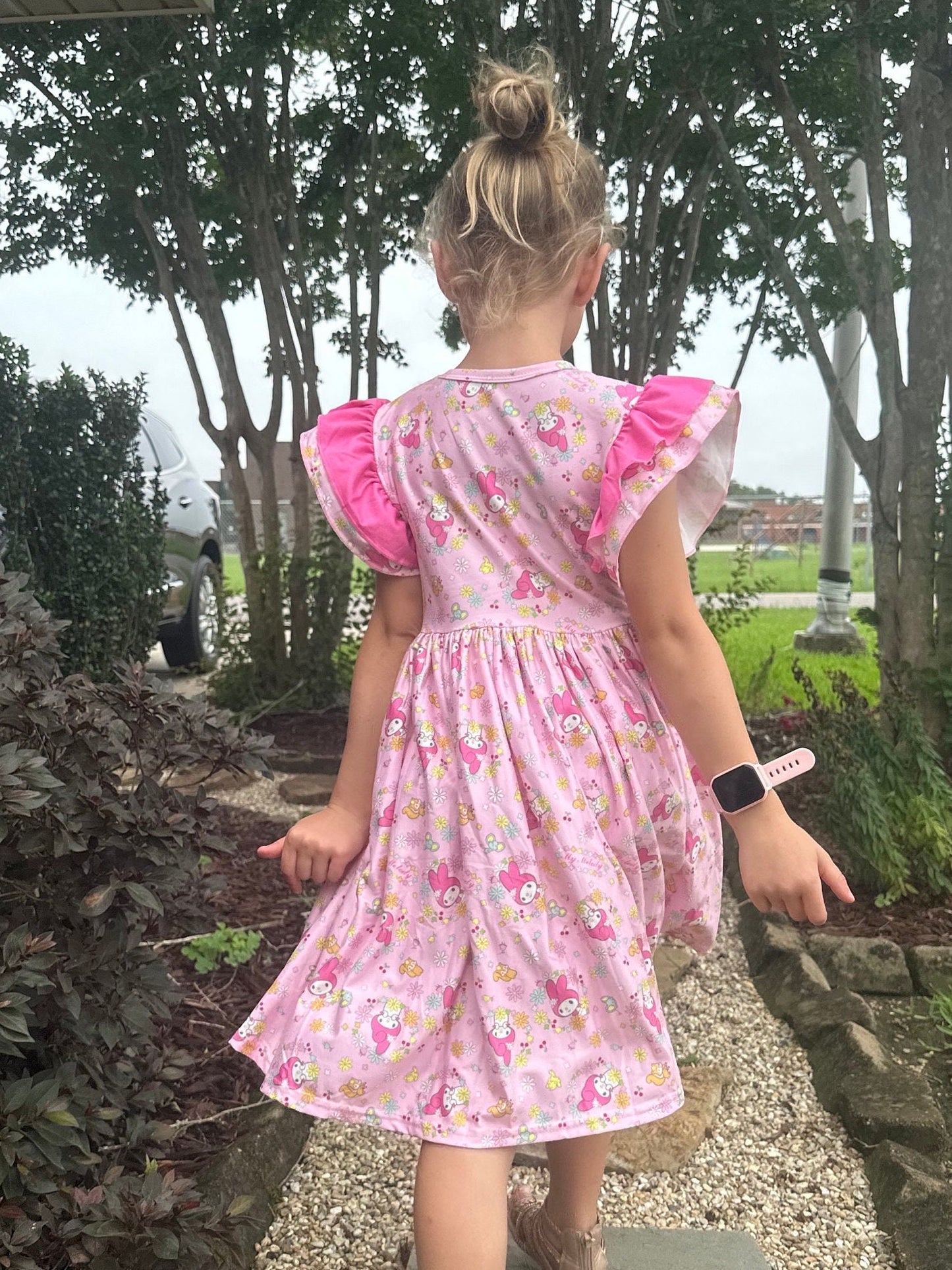 Kawaii Bunny Pocket Dress