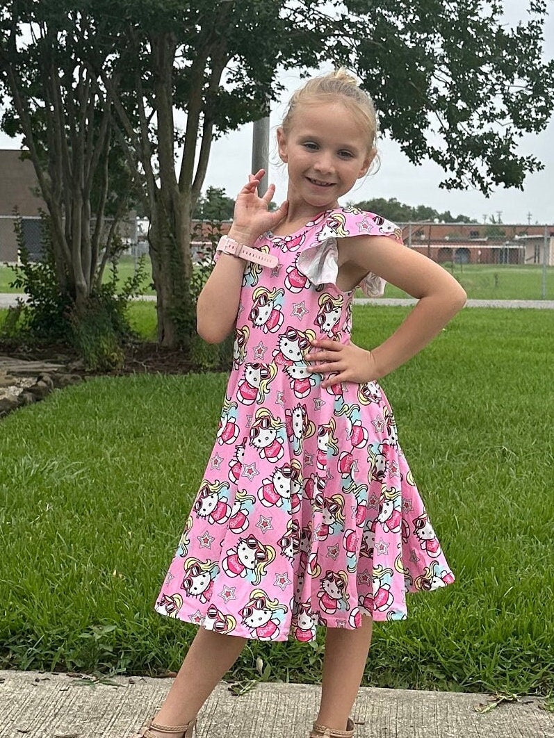 Pink Doll Kawaii Twirl Dress
