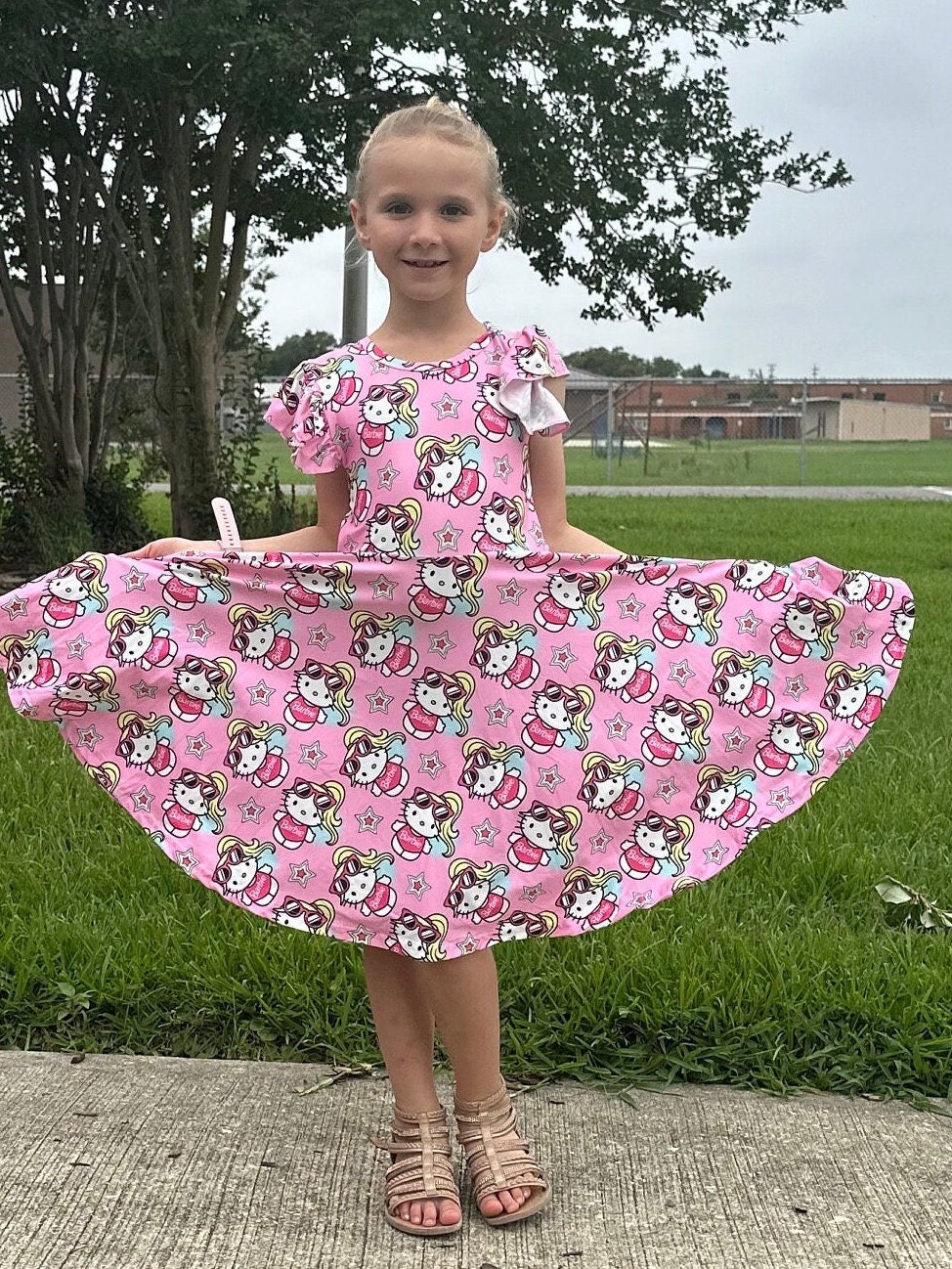 Pink Doll Kawaii Twirl Dress