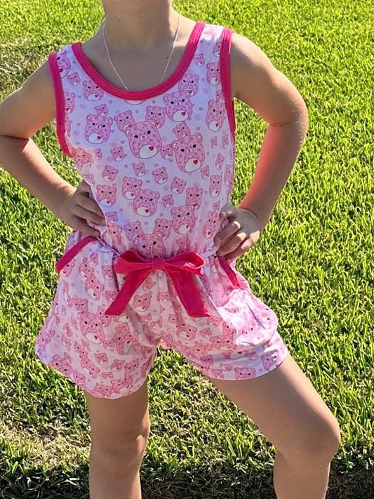 Pink Squishmallow Romper