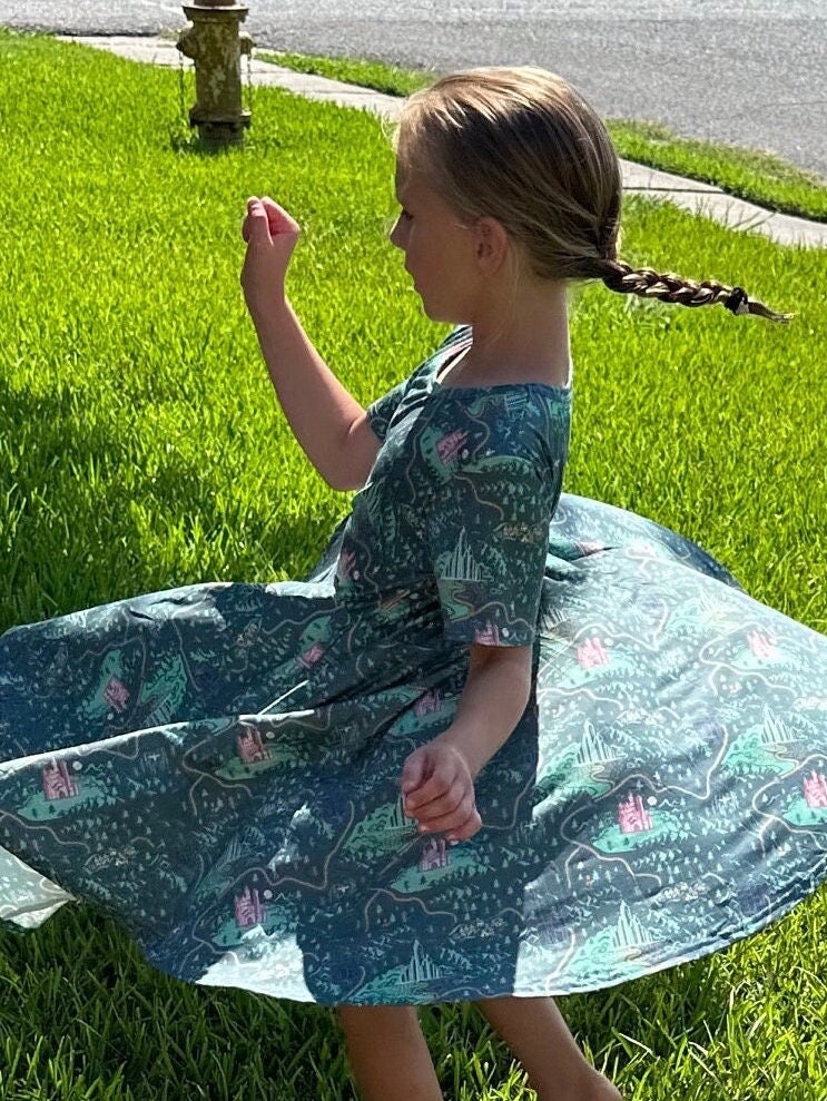 Princess Castles Twirl Dress with shorts