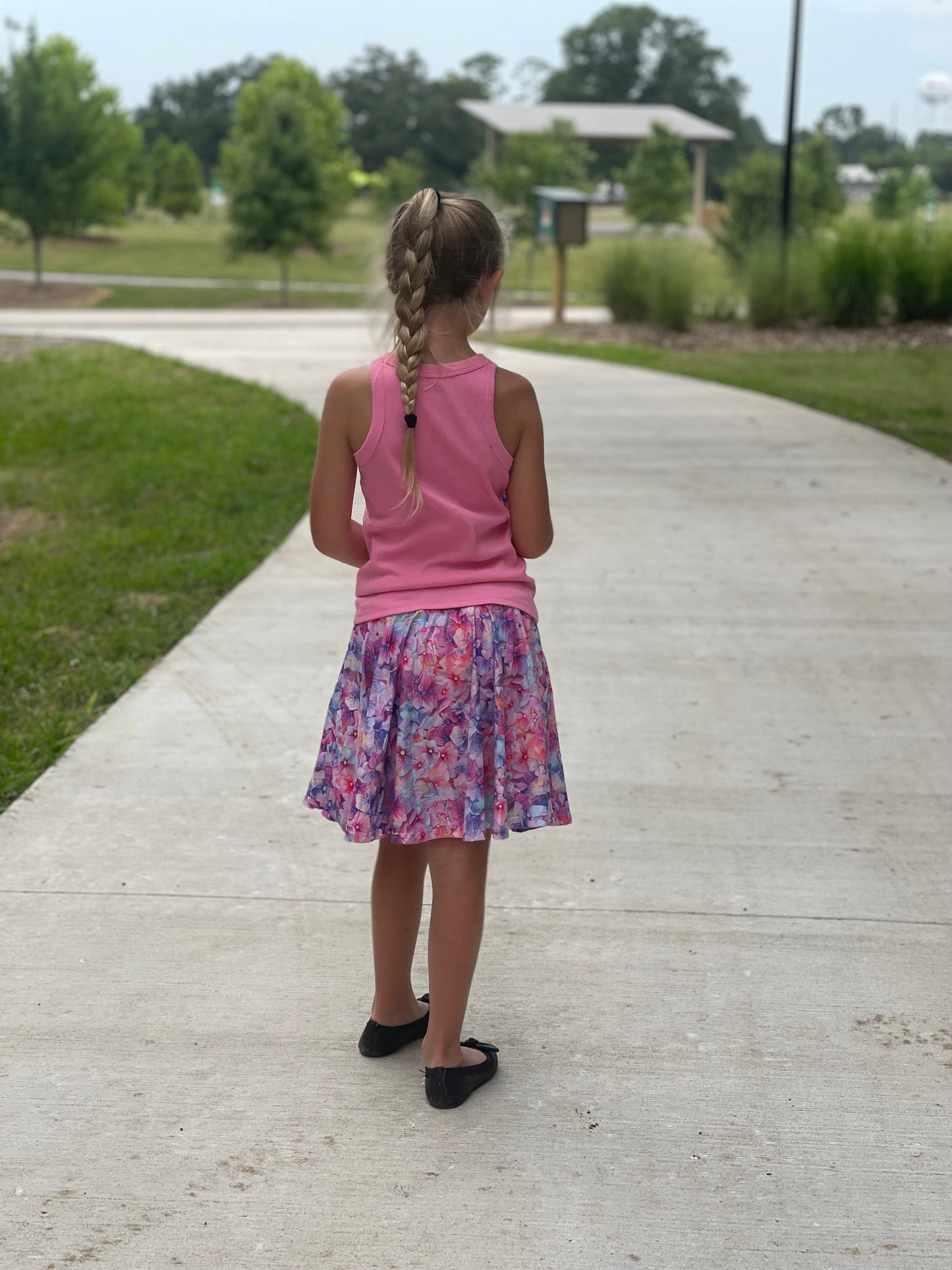 Floral Twirl Skort