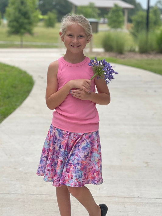 Floral Twirl Skort