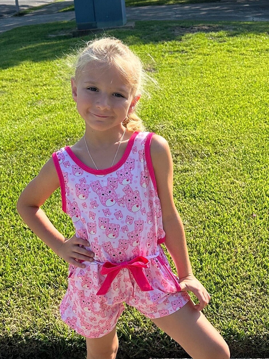 Pink Squishmallow Romper