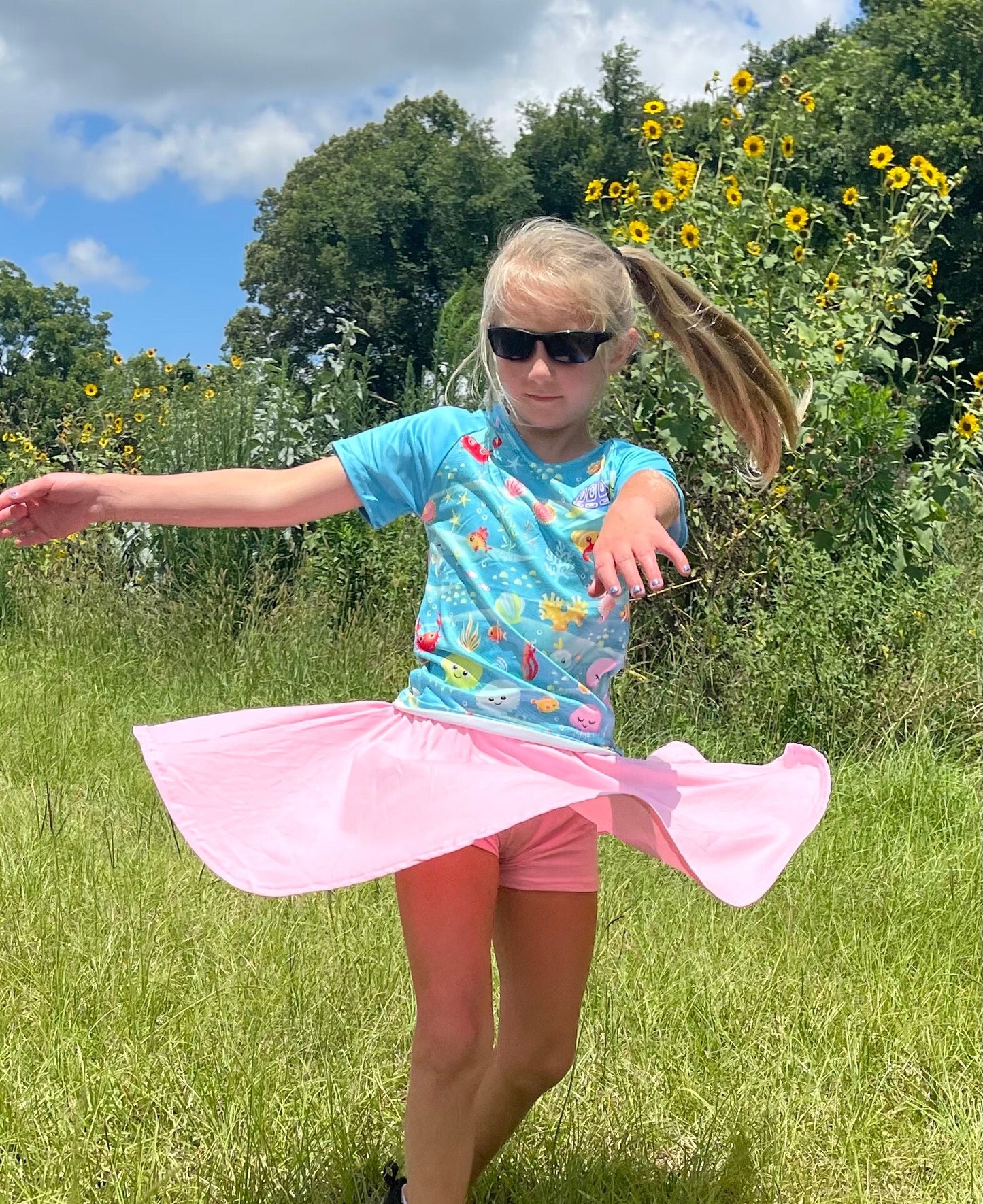 Light Pink Twirl Skort