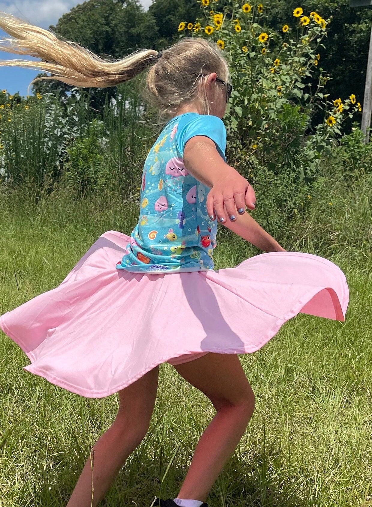 Light Pink Twirl Skort
