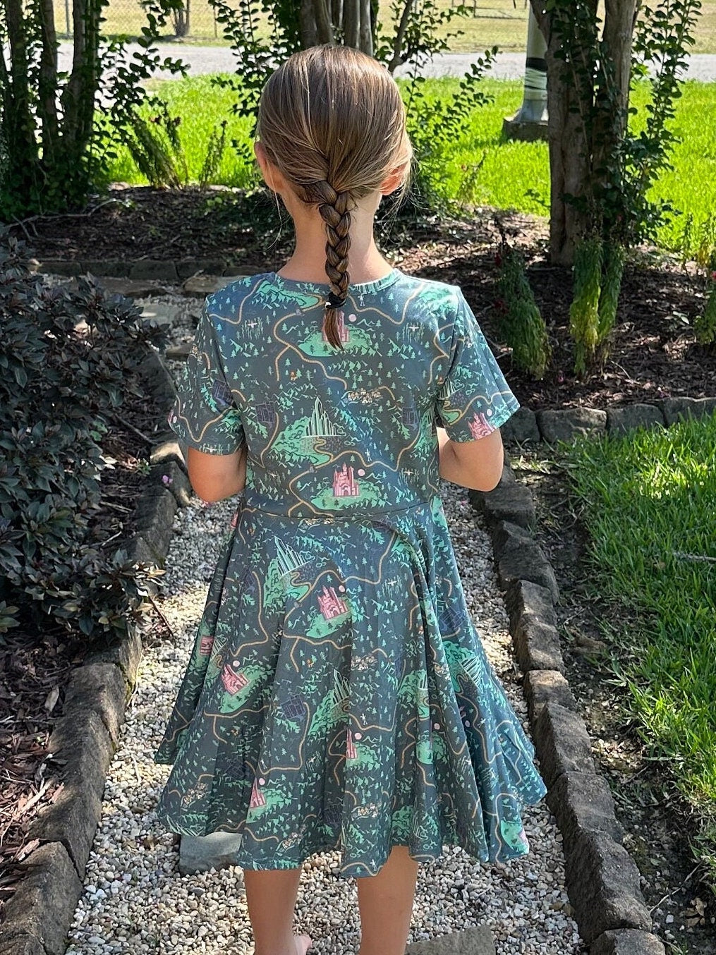 Princess Castles Twirl Dress with shorts