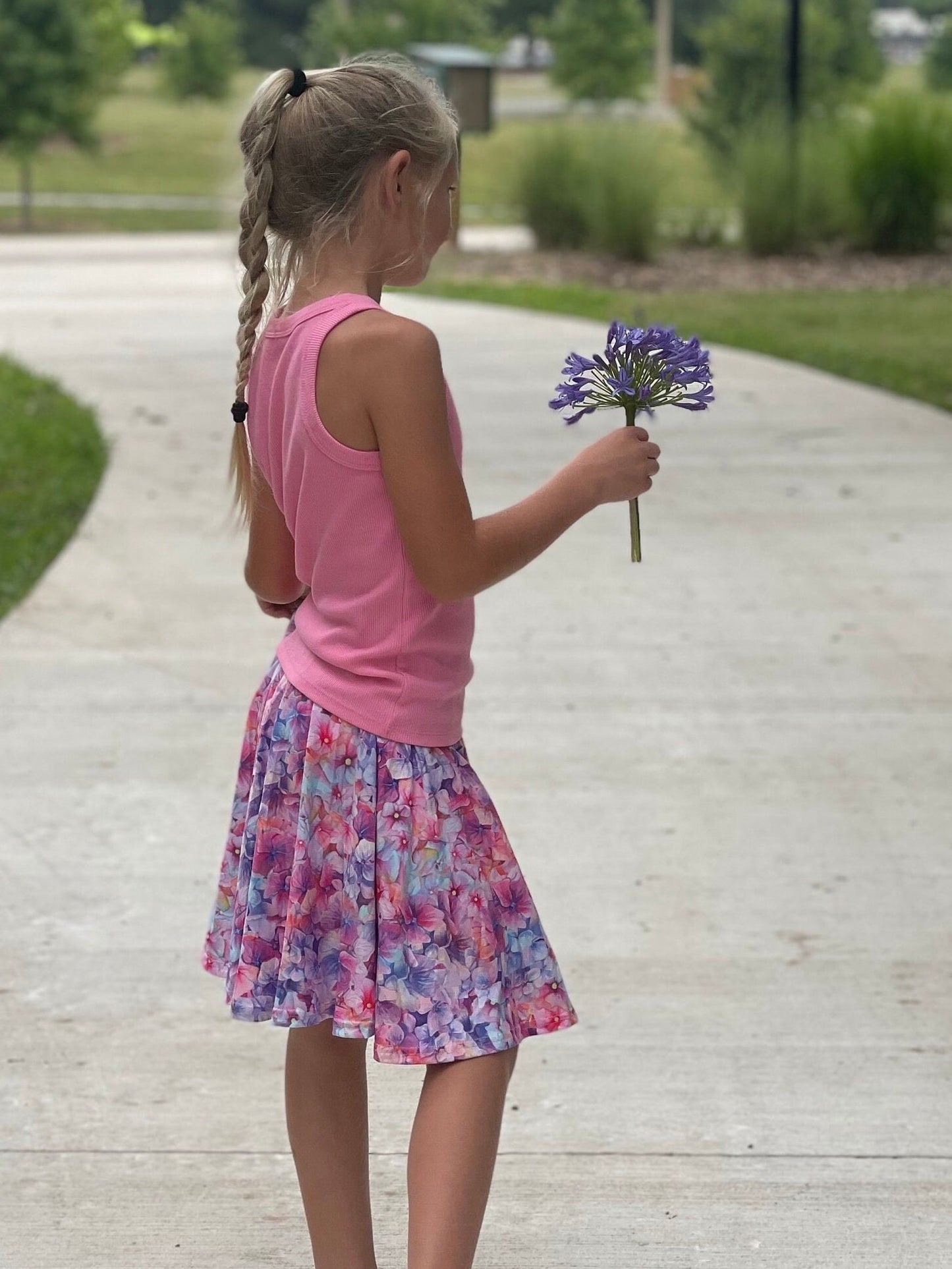 Floral Twirl Skort