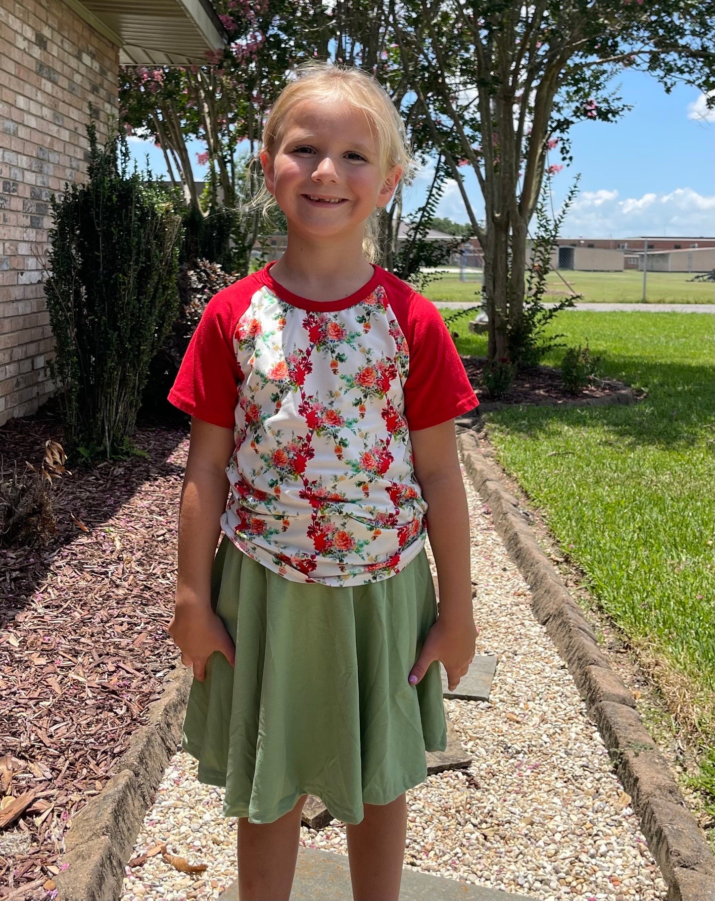 Sage Twirl Skort