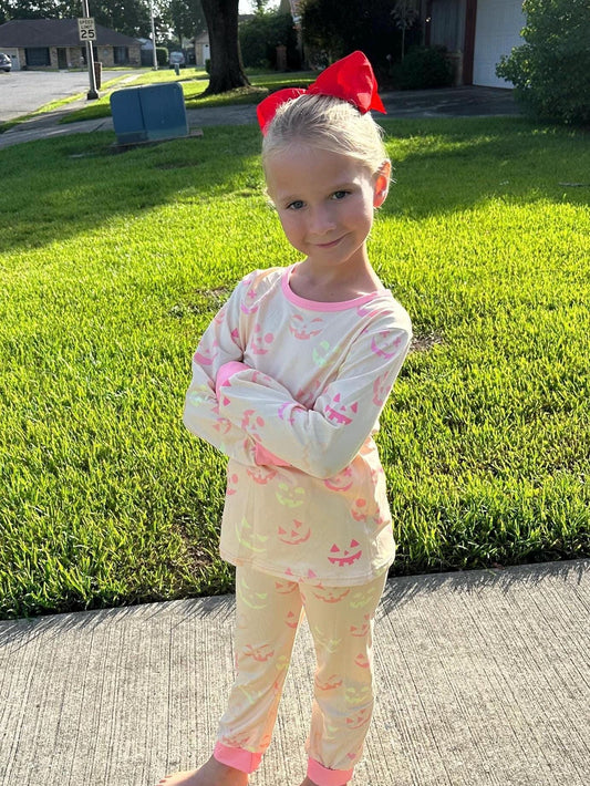 Bamboo Pumpkin Face Lounge Wear