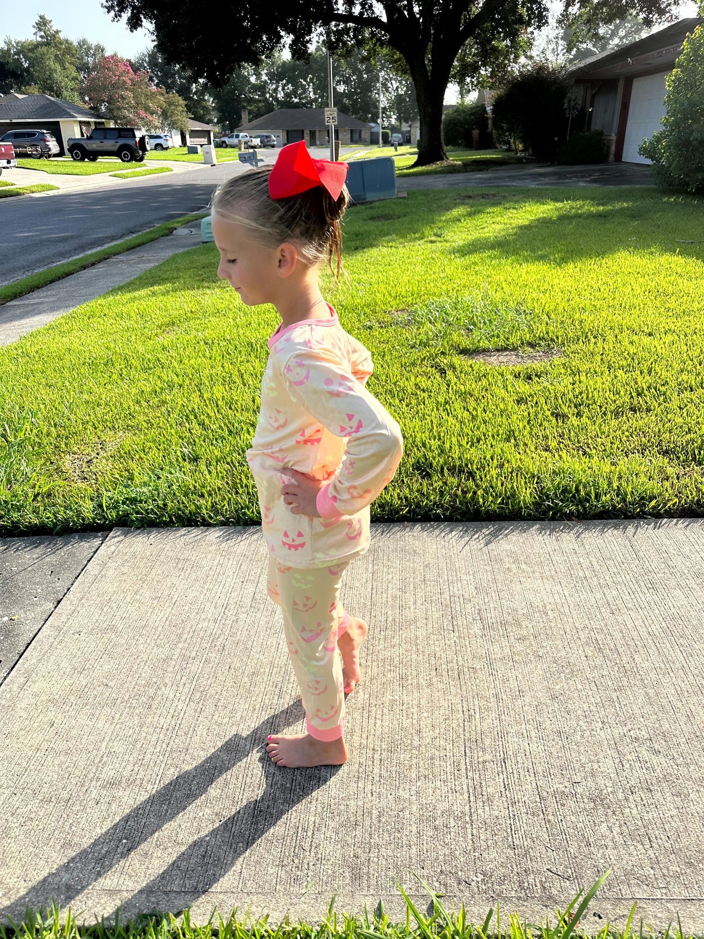 Bamboo Pumpkin Face Lounge Wear