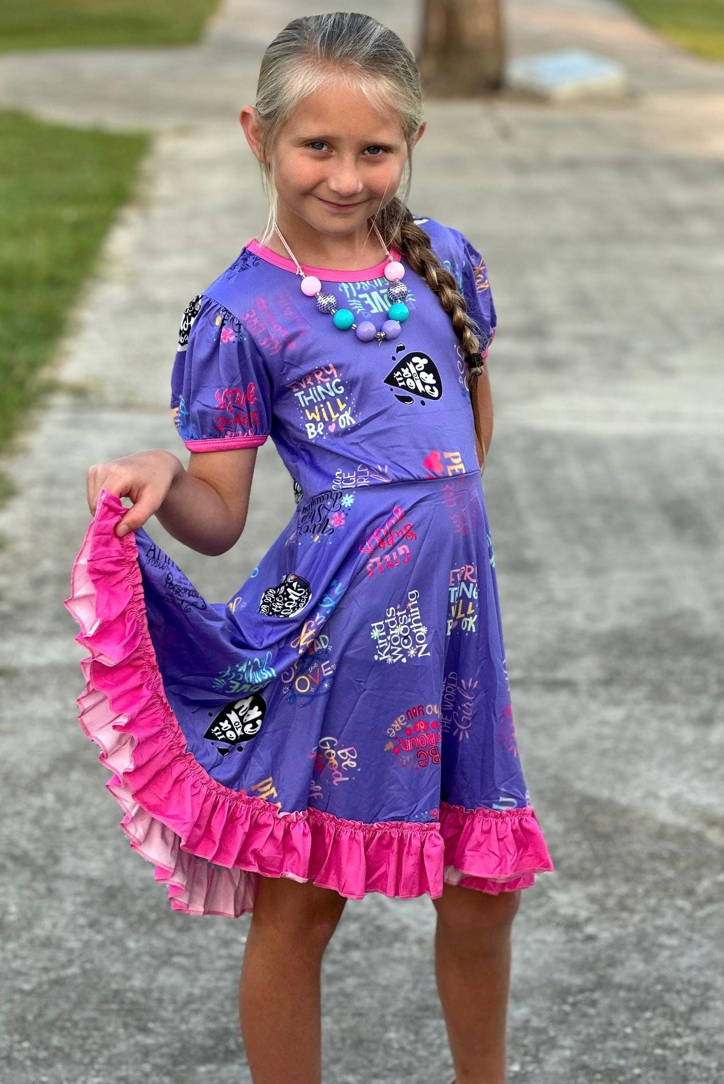 Positive Motivation twirl dress