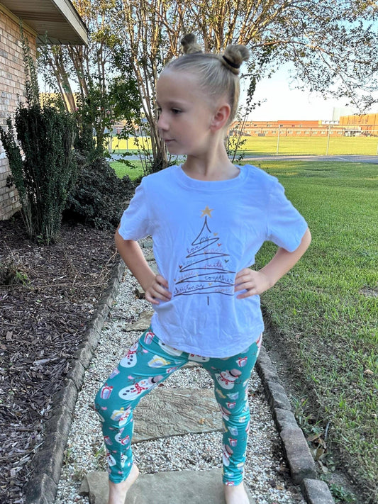 Snowman and Presents Leggings