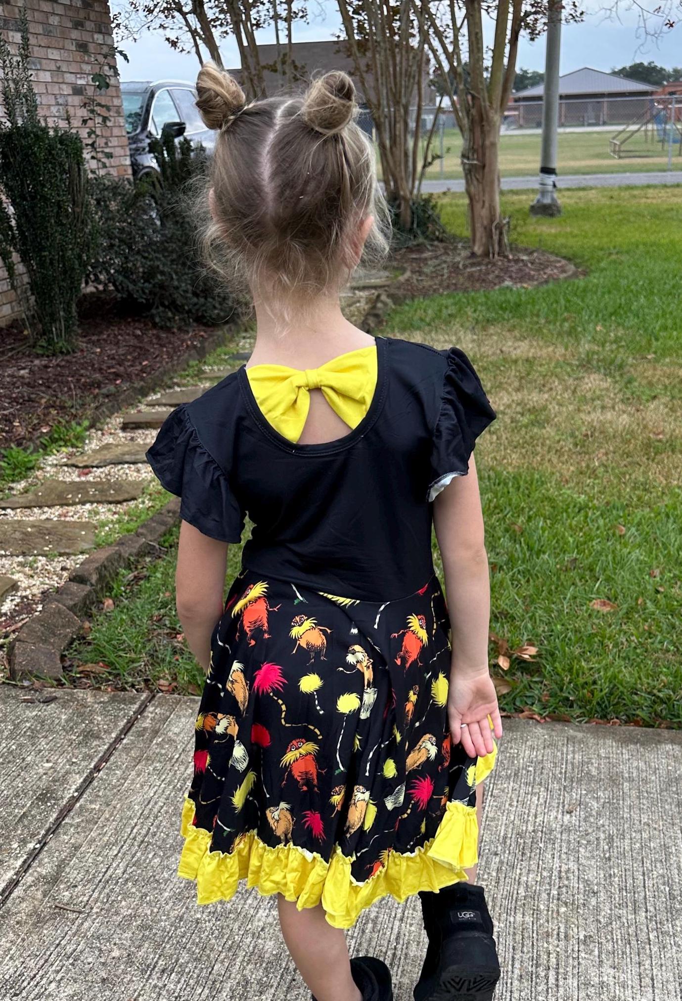 Guardian of the Trees Bow Back Twirl Dress