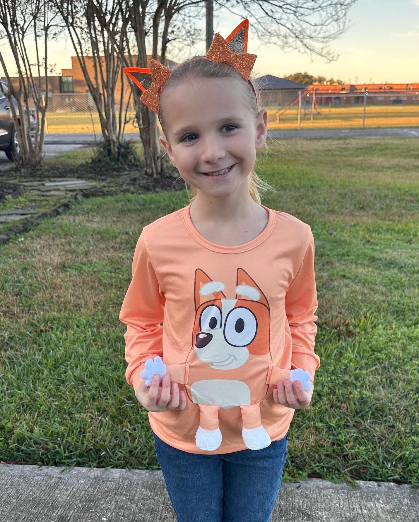 Brown/orange Dog 3D Plush Shirt