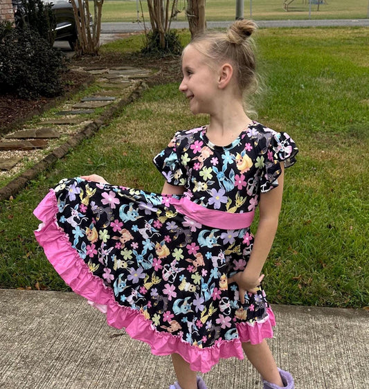 Evolution Pocket Characters Twirl Dress