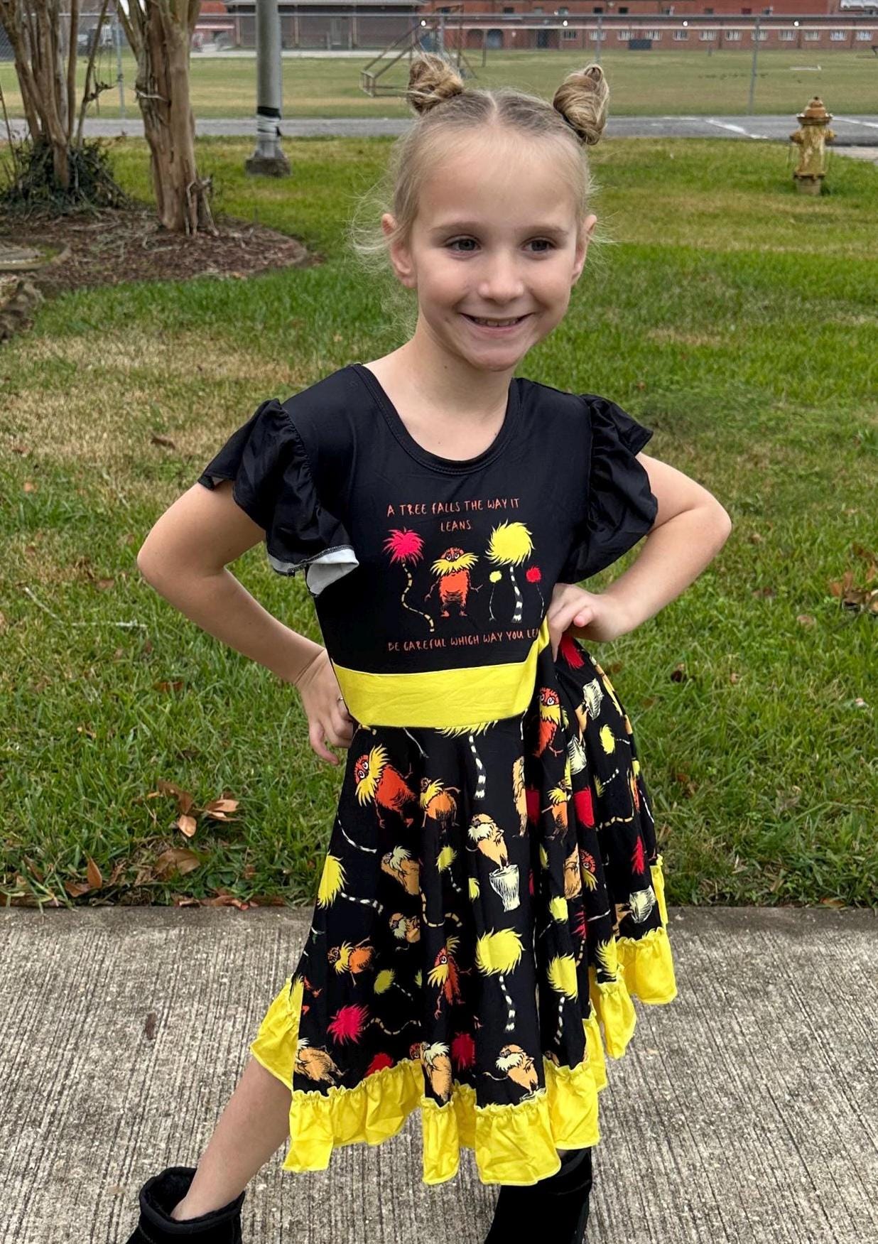 Guardian of the Trees Bow Back Twirl Dress