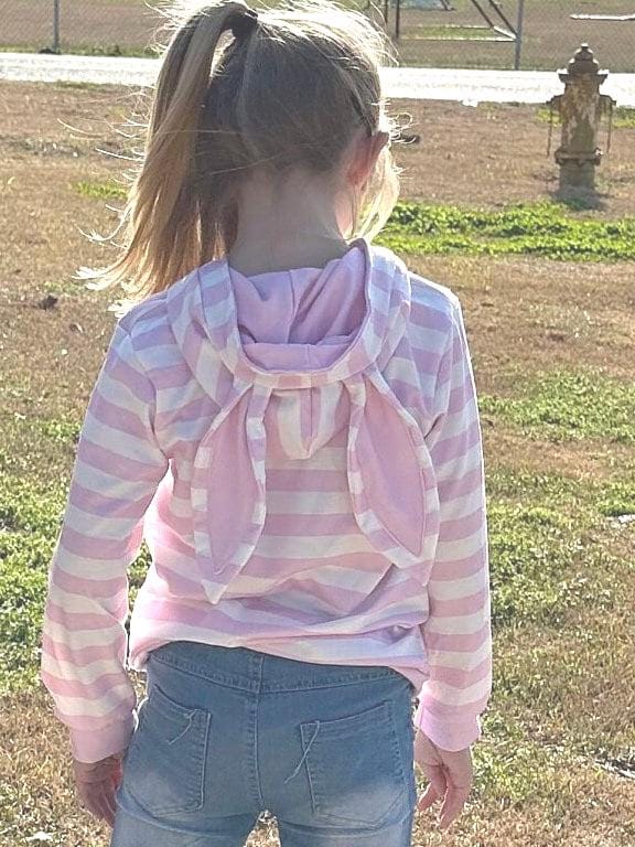 Pink Bunny Eared Hoodie