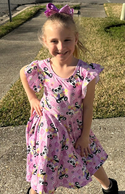 Playful Panda Crossback Twirl Dress