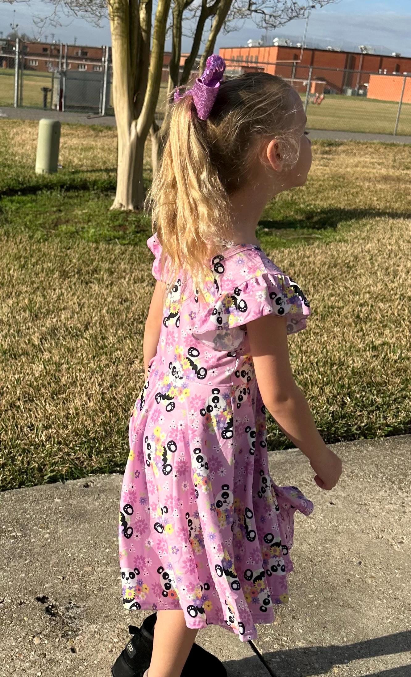 Playful Panda Crossback Twirl Dress