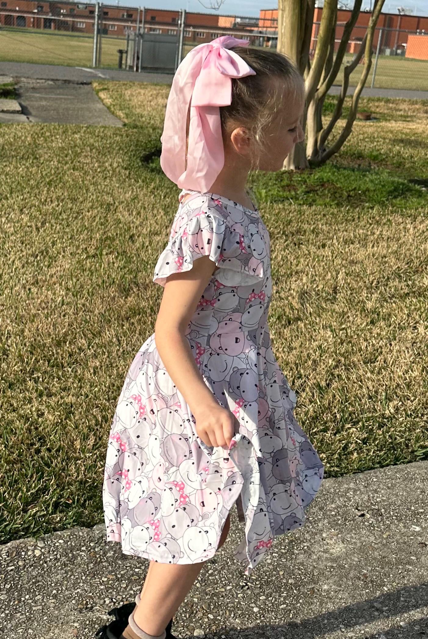 Hippo Crossback Twirl Dress